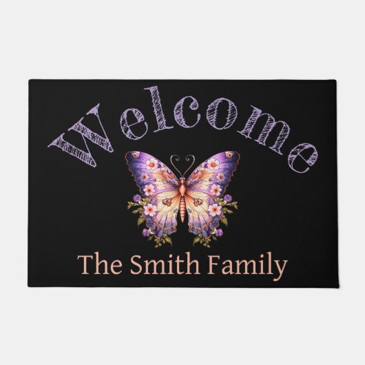 パーソナライズされた形 ドアマット (正面)