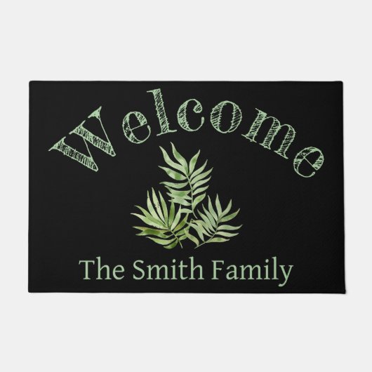 パーソナライズされた形 ドアマット (正面)