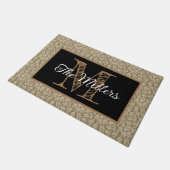 パーソナライズされた形 ドアマット (アングル)