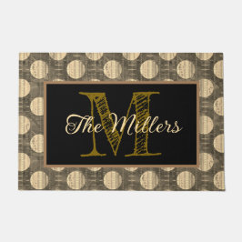 パーソナライズされた形 ドアマット