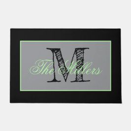 パーソナライズされた形 ドアマット