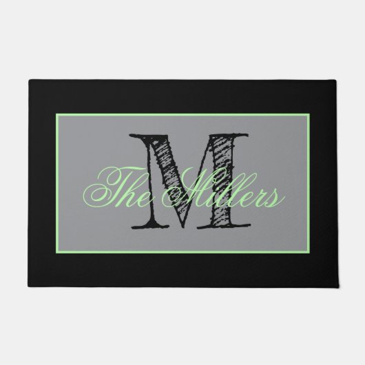 パーソナライズされた形 ドアマット (正面)
