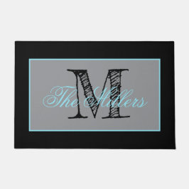 パーソナライズされた形 ドアマット