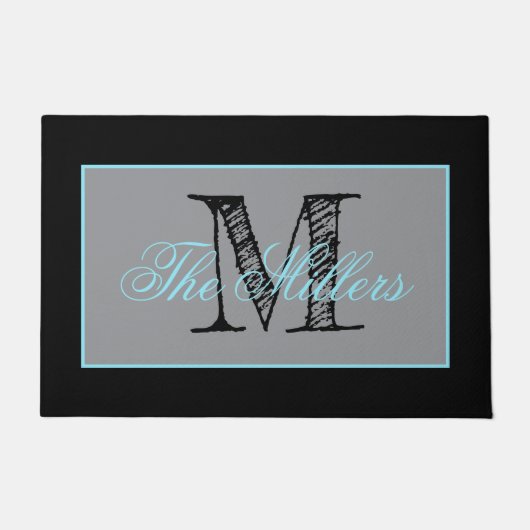 パーソナライズされた形 ドアマット (正面)