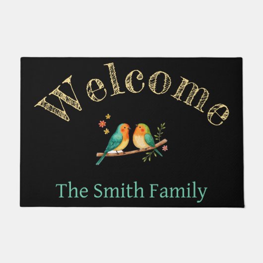 パーソナライズされた形 ドアマット (正面)