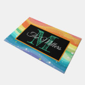 パーソナライズされた形 ドアマット (アングル)