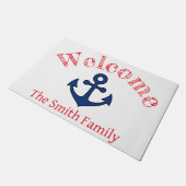 パーソナライズされた形 ドアマット (アングル)