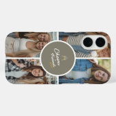 パーソナライズされた応援からフレンド4 Photo Collage Case-Mate iPhoneケース (裏面 (横))