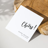 パーソナライズされた応援結婚ズナプキンスカスタムデコール スタンダードカクテルナプキン