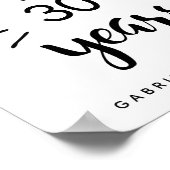 パーソナライズされた応援～30年 ポスター (角)