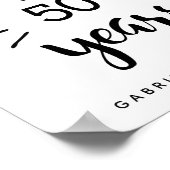 パーソナライズされた応援～50年 ポスター (角)