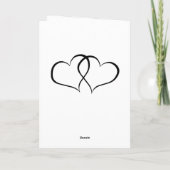 パーソナライズされた恋しく思 You カード (裏面)