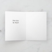 パーソナライズされた恋しく思 You カード (内部)