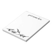 パーソナライズされた恐竜のメモ子供へ帳 ノートパッド (回転)