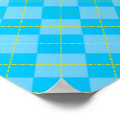 パーソナライズされた恐竜の名アーガイル前 ポスター (角)