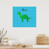 パーソナライズされた恐竜の名アーガイル前 ポスター (キッチン)