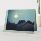 パーソナライズされた悔やみや弔慰 カード (裏面)