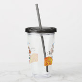 パーソナライズされた惑星ギャラクシー太陽系太陽 アクリルタンブラー (左)