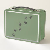 パーソナライズされた愛犬家弁当箱 メタルランチボックス (裏面)