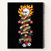 パーソナライズされた感じ恐怖 ノートブック (裏面)