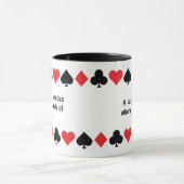 パーソナライズされた感動的トランプ マグカップ (中央)