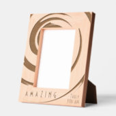 パーソナライズされた感動的モダン抽象芸術 レーザー彫刻フレーム (左)