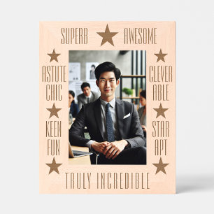 パーソナライズされた感動的モダン抽象芸術 レーザー彫刻フレーム