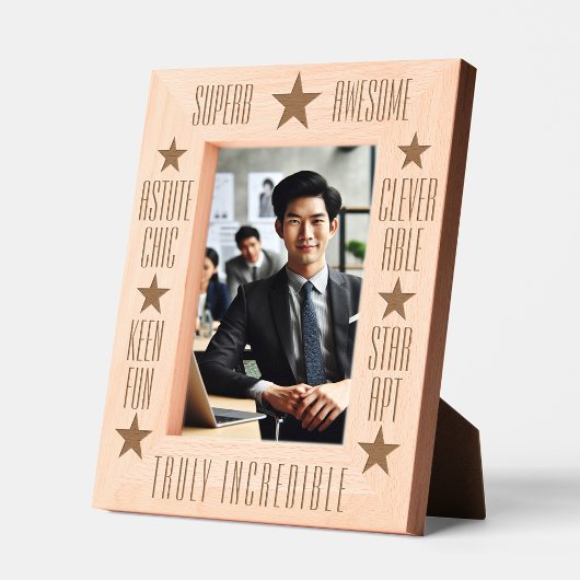 パーソナライズされた感動的モダン抽象芸術 レーザー彫刻フレーム