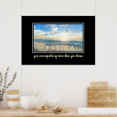 パーソナライズされた感動的引用文 ポスター (キッチン)