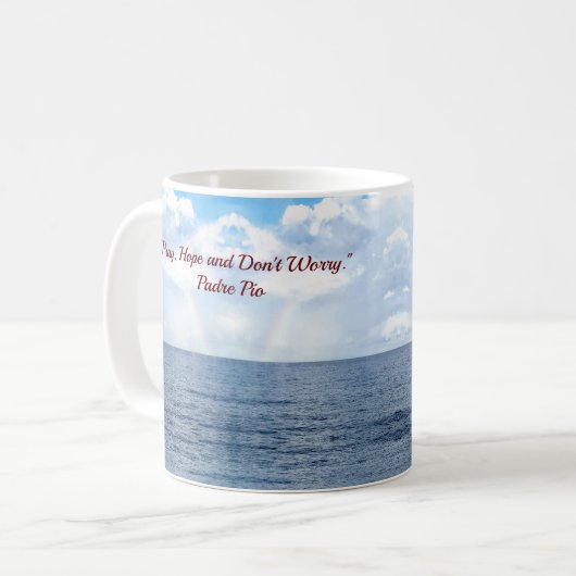 パーソナライズされた感動的 コーヒーマグカップ (正面左)