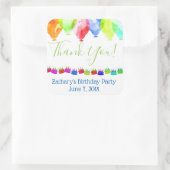 パーソナライズされた感謝してい誕生日 スクエアシール (バッグ)