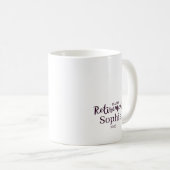 パーソナライズされた感謝の引用 コーヒーマグカップ (正面右)