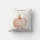 パーソナライズされた感謝祭 – 秋カボチャ感謝祭 クッション (正面)