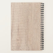 パーソナライズされた手作りラヴレシピ注素朴意 ノートブック (裏面)