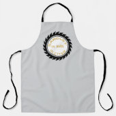 パーソナライズされた手利民大工引用文ことわざ エプロン (正面)