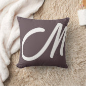 パーソナライズされた手紙ピローギフトアイディア紫 クッション (ブランケット)