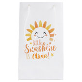 パーソナライズされた抱き枕 – 贈り物をラブリング スモールペーパーバッグ (正面)