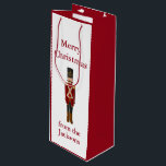 パーソナライズされた抱き枕- Christmas Nutcracker ワインギフトバッグ<br><div class="desc">この豪華なデザイン抱き枕にファミリ名を追加。</div>