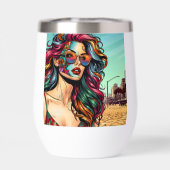 パーソナライズされた抽象芸術ビーチ (背面)