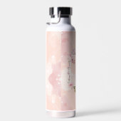 パーソナライズされた抽象芸術フローラ ウォーターボトル (右面)