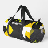 パーソナライズされた抽象芸術 ダッフルバッグ (右コーナー)