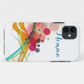 パーソナライズされた抽象芸術iPhoneケース Case-Mate iPhoneケース (裏面(横))