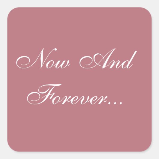 パーソナライズされた招待状バラ金ゴールド スクエアシール (正面)