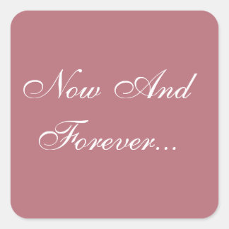 パーソナライズされた招待状バラ金ゴールド スクエアシール