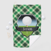 パーソナライズされた支払い済み ゴルフタオル (インサイチュ)