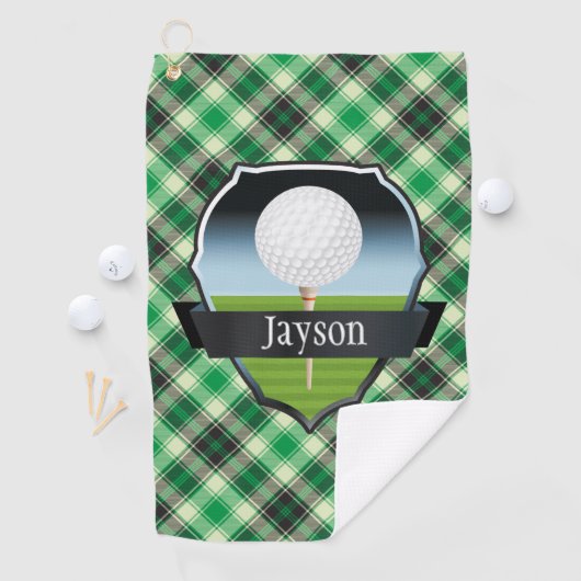 パーソナライズされた支払い済み ゴルフタオル (インサイチュ)