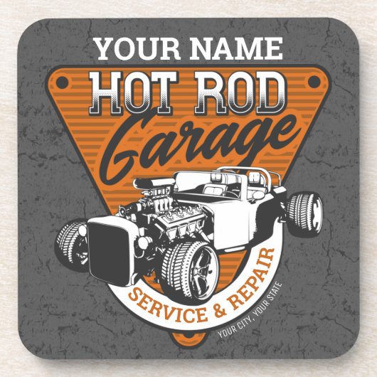 パーソナライズされた改造車庫 コースター (正面)