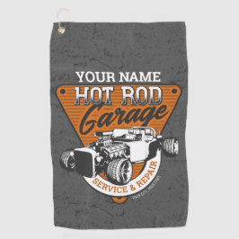 パーソナライズされた改造車庫 ゴルフタオル