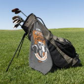 パーソナライズされた改造車庫 ゴルフタオル (グリーン)