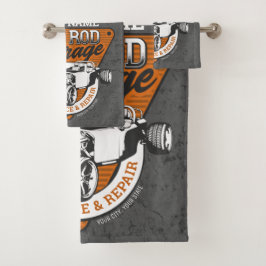 パーソナライズされた改造車庫 バスタオルセット